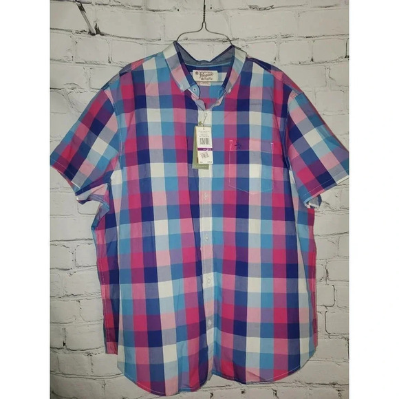 Penguin Slim Fit Short Sleeve Shirt XXL NWT - Picture 1 of 8